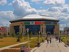 Le stade de basketball (7 400 places) accueille également des concerts