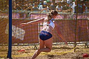 Deutsch: Beachhandball bei den Olympischen Jugendspielen 2018 in Buenos Aires; Tag 7, 13. Oktober 2018; Mädchen, Halbfinale – Niederlande-Kroatien 0:2 English: Beach handball at the 2018 Summer Youth Olympics in Buenos Aires at 13 October 2018 – Girls Semifinal – Netherlands-Croatia 0:2 Español: Handball de playa en los Juegos Olimpicos de la Juventud Buenos Aires 2018 en 13 de octubre de 2018 – Semifinales Femeninas - Países Bajos-Croacia 0:2