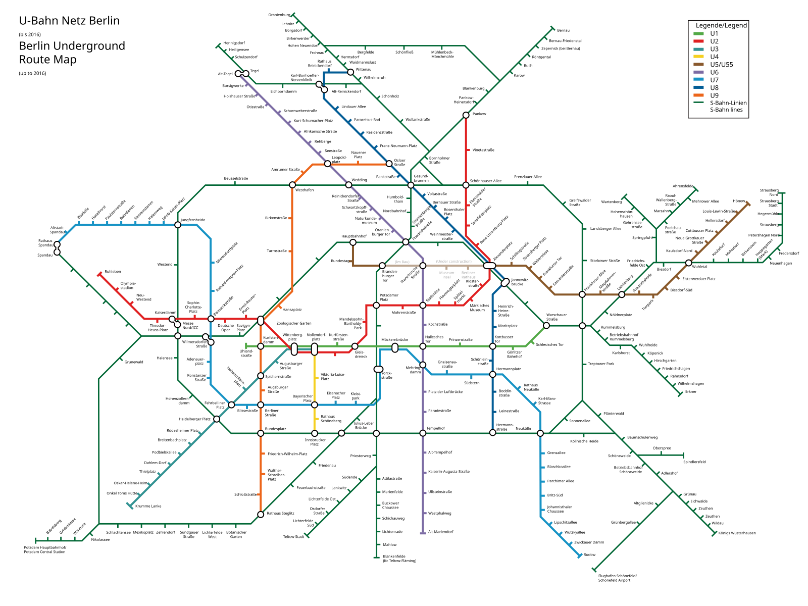 S bahn berlin схема