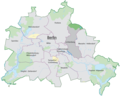 Location of Lichtenberg in Berlin