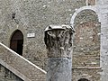 Roman column at the Piazza F. Silvestri