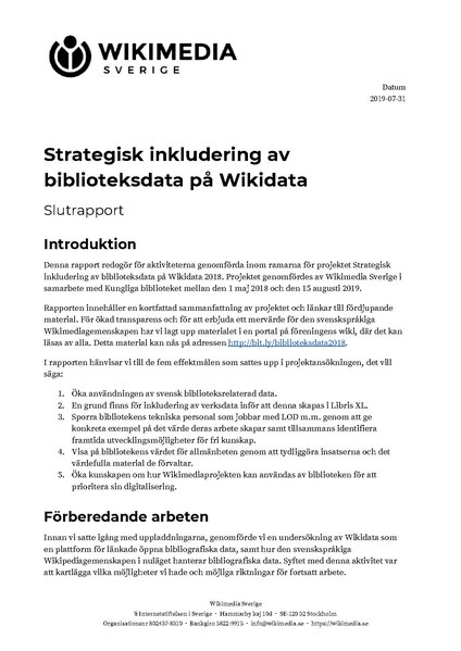 File:Biblioteksdata 2018 Slutrapport Wikimedia Sverige.pdf