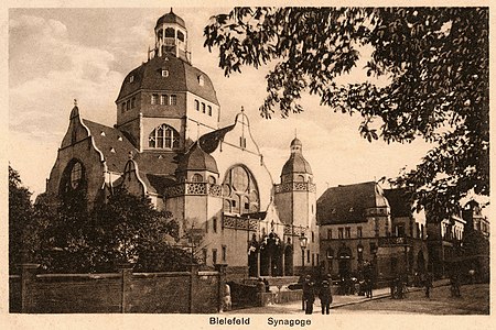 Bielefeld alte Synagoge 1905