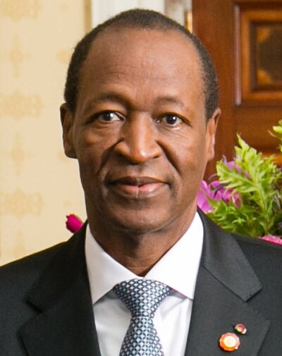 Compaoré in 2014 at the White House