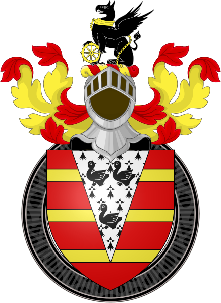 File:Blason de Sir Anthony Berry avec ornements exterieurs.svg