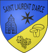 Escudo de Saint-Laurent-d'Arce