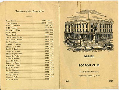 Union Club of Boston - Wikipedia
