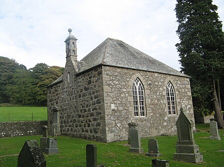 Bourtie Church, side angle