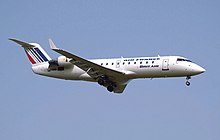 A Brit Air Bombardier CRJ-100 landing (2007).