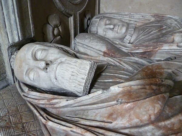 Effigies of George Bruce and Margaret Primrose in Culross Abbey