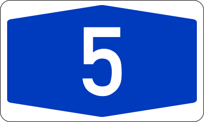 File:Bundesautobahn 5 number.svg