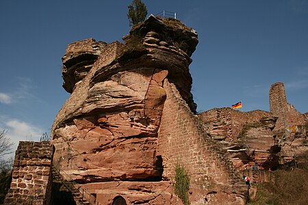 Burg Tanstein Suedansicht