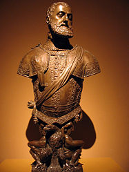 Portrait of Charles V in armor