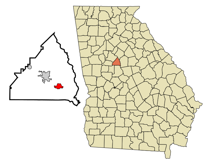 File:Butts County Georgia Incorporated and Unincorporated areas Flovilla Highlighted.svg