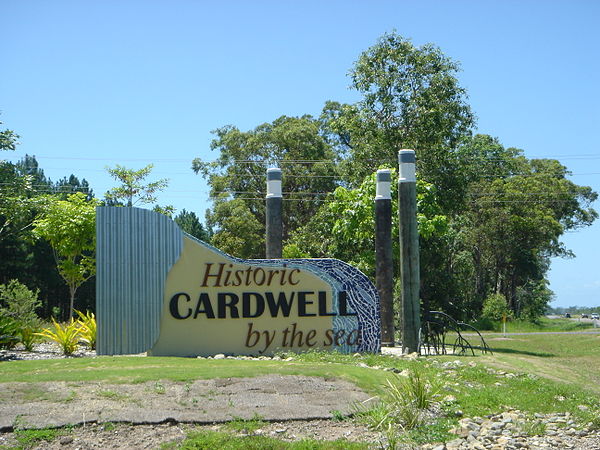 Entrance to Cardwell, Highway 1