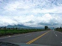 Panamericana  – Pan American Highway  – di Pichincha, Ekuador, dekat Cashapamba