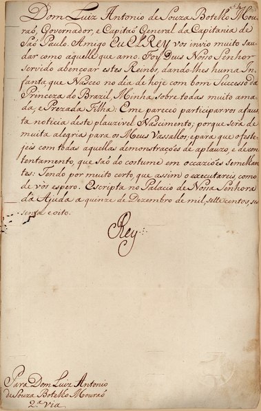 File:Carta régia a D. Luís Antônio de Souza Botelho Mourão, Gov. da capitania de São Paulo, Arquivo Público do Estado de São Paulo.pdf