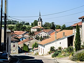 Xirocourt'taki kilise ve çevresi