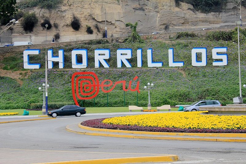 File:Chorrillos District - Lima, Peru sign & logo.jpg