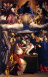 La Circoncision de Jésus, Orazio Gentileschi, pinacothèque civique d'Ancône.