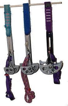 Wild Country rigid Friend cams: two from 1980's and one from 1990's. Climbing gear - Wild Country Friends - 06.jpg