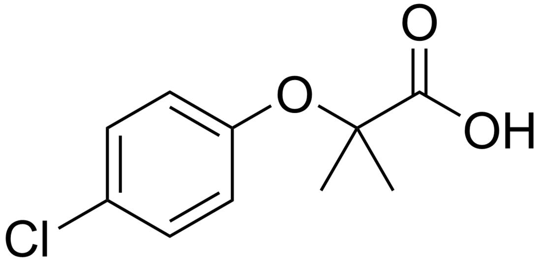 Clofibric acid