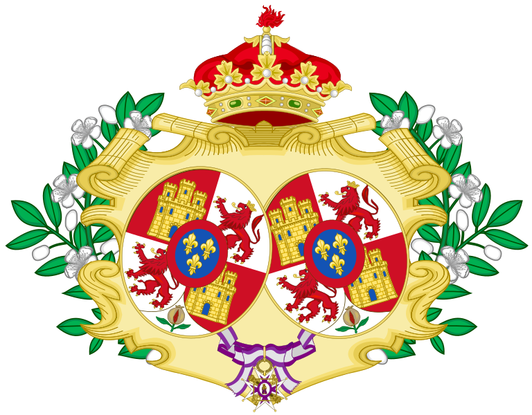 File:Coat of Arms of Infanta María Amalia of Spain.svg