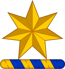 Commonwealth Star as the crest of coat of arms of Australia Commonwealth Star.svg