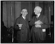 Concentrated wealth on increase. Washington D.C. Concentration of wealth in the control of a few corporations has increased since 1931. Dr. Charles A. Beard, (right) told the Senate LCCN2016871193.jpg