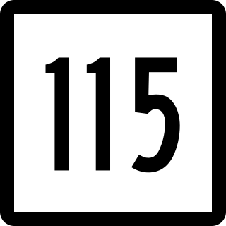 <span class="mw-page-title-main">Connecticut Route 115</span> State highway in New Haven County, Connecticut, US