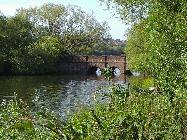 Cool Oak Bridge, crossing the Welsh Harp in West Hendon