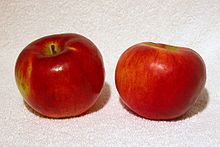 The Cortland variety of apple is named for the county. Cortland apples.jpg