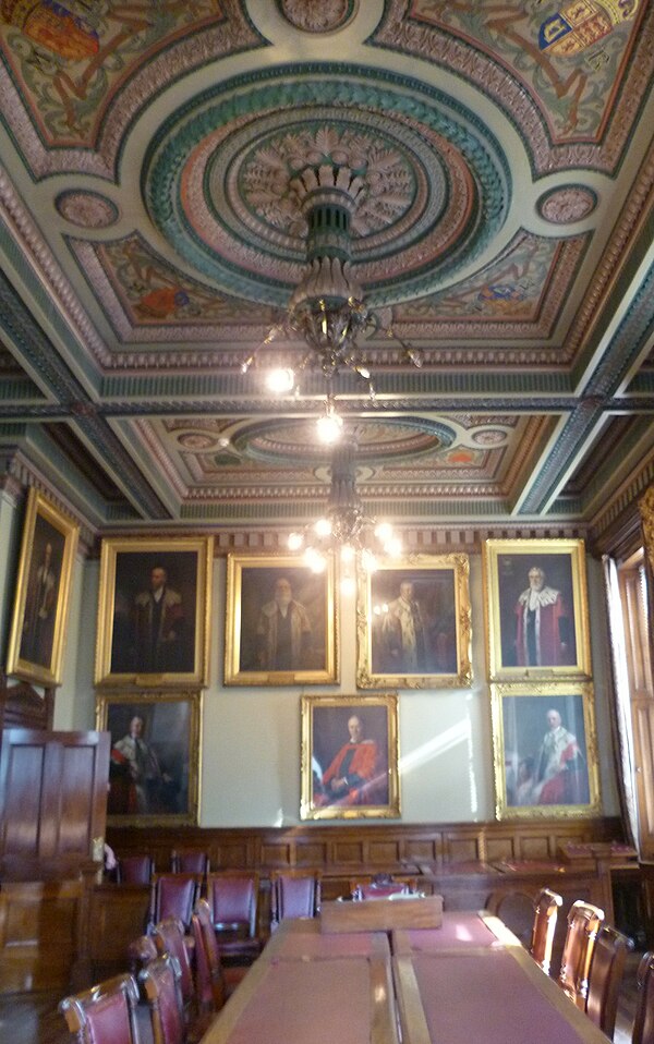 The Council Chamber in Leith which ceased to be an autonomous burgh in 1920