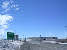 The DND Forward Operating Location hangars for CF-18's in Rankin Inlet