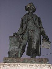 Monument à David de Pury, détail, Neuchâtel (Suisse).