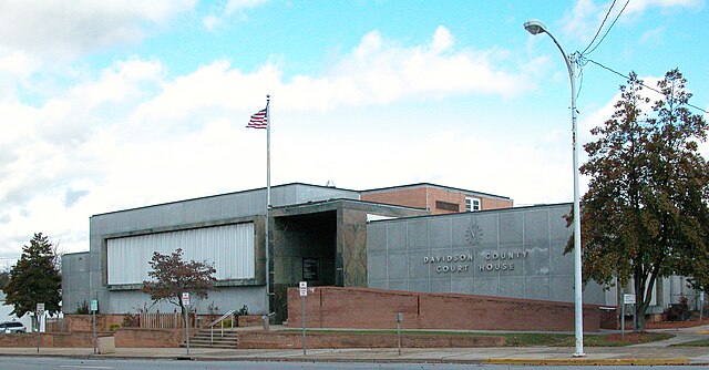 Davidson County Courthouse in Lexington