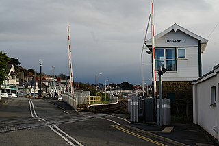 <span class="mw-page-title-main">Deganwy railway station</span> Railway station in Conwy, Wales