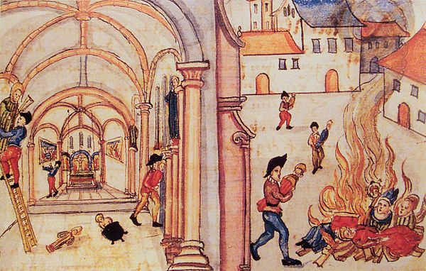 Iconoclasm in Zurich, 1524.