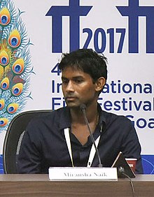 Miransha Naik at IFFI Press Conference in 2017