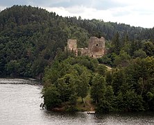 Burgruine Dobra am Dobrastausee