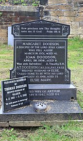 Doodson family gravestone, Flaybrick.jpg