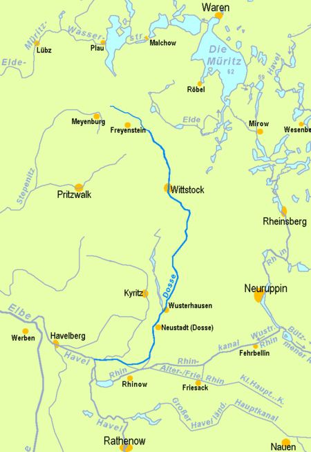 Course of the Dosse through Brandenburg and Saxony-Anhalt Dosse.png