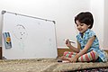 Drawing baby girl, Children's paintings, Iranian Child نقاشی کشیدن دختر بچه 04.jpg