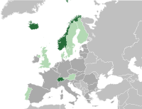 EFTA žemėlapyje