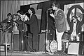 Left to Right: Al Ribisi Guitar,Rob Levin Bass, Dave Anderson Vocals, Geoff levin Guitar, John Riolo Drums, home made speakers by Geoff Levin