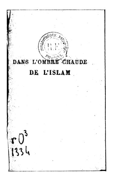 Fichier:Eberhardt - Dans l’ombre chaude de l’Islam, 1921.djvu