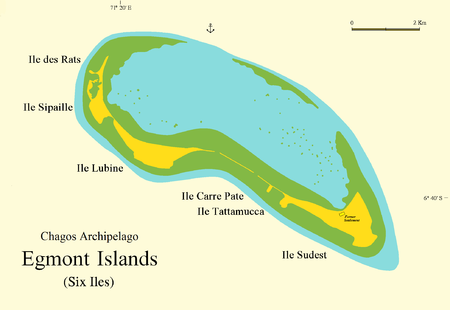Map of Egmont Islands or Six Iles Egmont3804q.PNG