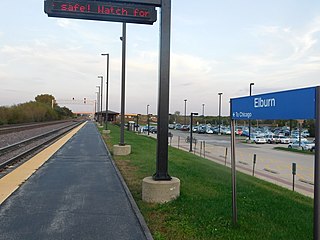 <span class="mw-page-title-main">Elburn station</span>Railway station in Illinois