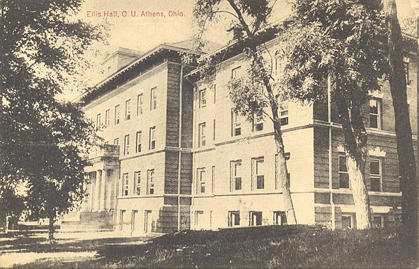 Ellis Hall was built in the early 20th century entirely with state funding.