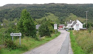 <span class="mw-page-title-main">Achmore, Highland</span> Human settlement in Scotland